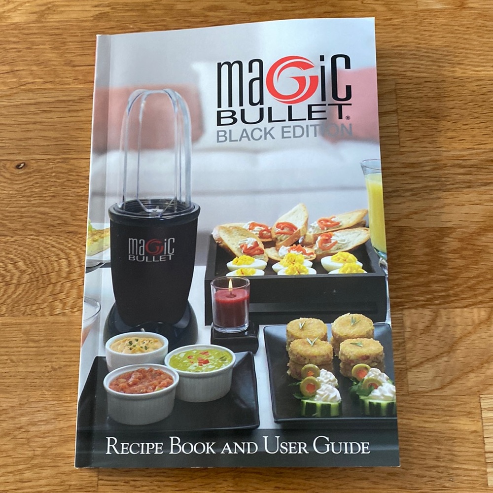 Magic Bullet recipe book & user guide